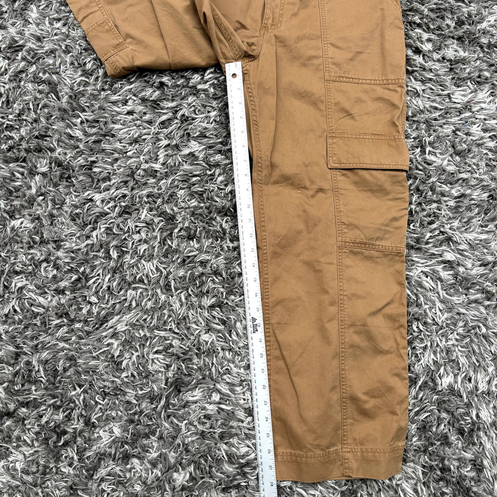 Abercrombie & Fitch Womens Pants Baggy y2k Cargo Pockets Straight Size 12S - Picture 2 of 13